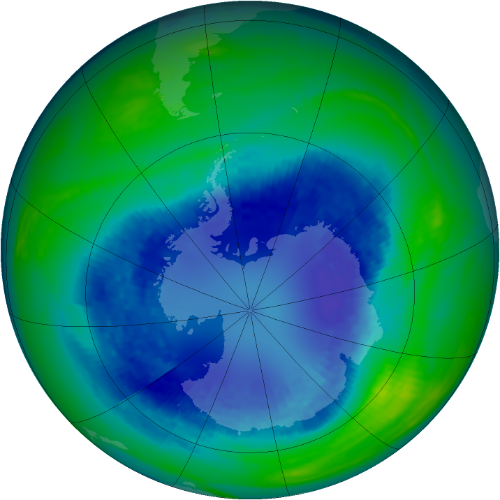 Ozone Map 1993-09-01